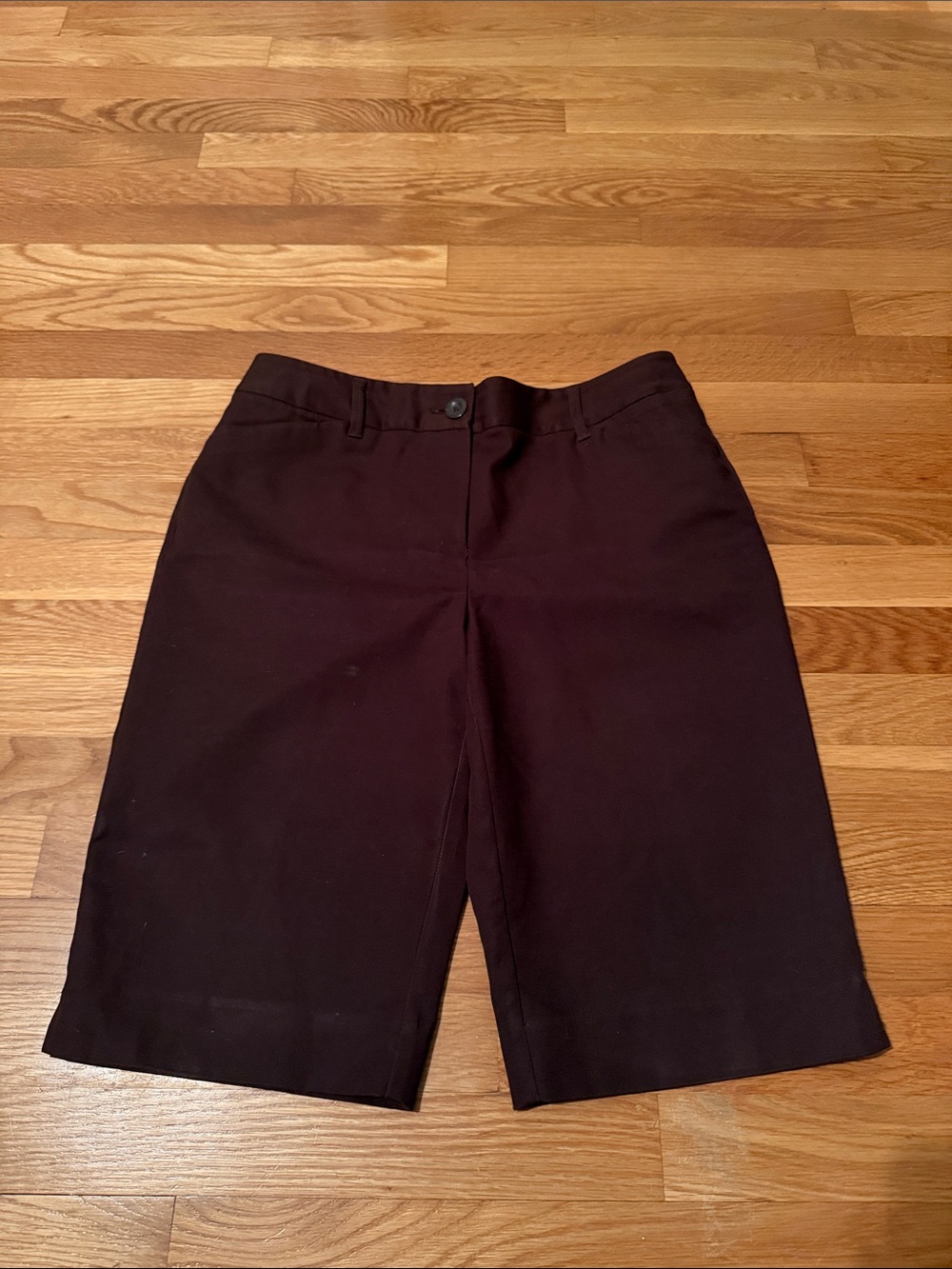 Chico's Women's Bermuda Shorts - Dark Plum